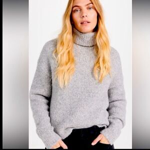 Nili Lotan Sierra Alpaca-blend Turtleneck Sweater Women Medium